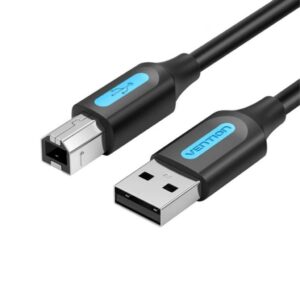 Cable de impresora Vention USB-A 2.0 a USB-B 1,5 metros negro