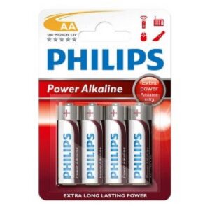 Pilas alcalinas Philips AA pack de 4 unidades