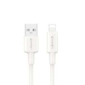 Cable USAMS SJ762 USB-A a Lightning 2.4A 1 metro blanco