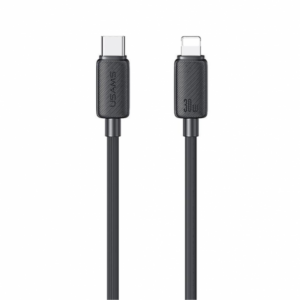 Cable de carga y datos USB-C a Lightning USAMS SJ692 1 metro negro
