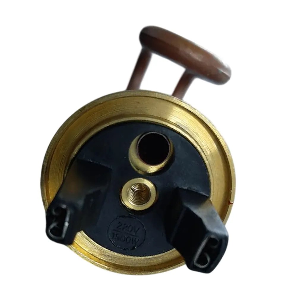 Resistencia para calefón James Thompson 1500W doblada sin platina Eco detalle