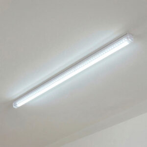 Tubo LED integrado T5 de 120 cm y 18W con soporte, luz fría 6500K